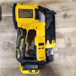 HOUSTON LOCATION - AS-IS DEWALT ATOMIC 20V MAX Lithium Ion Cordless 23 Gauge Pin Nailer Kit with 2.0Ah Battery and Charger