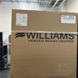DALLAS LOCATION-NEW! Williams 65 000 BTU Fireplace Front Liquid Propane Gas Room Heater with Blower