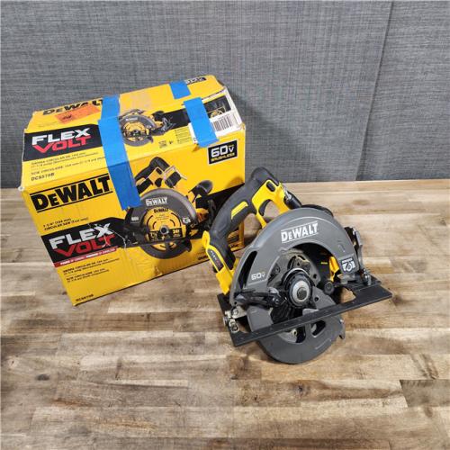 HOUSTON LOCATION - AS-IS DeWALT Flexvolt Max 7-1/4  60V Brushless Circular Saw DCS578B (Bare Tool)