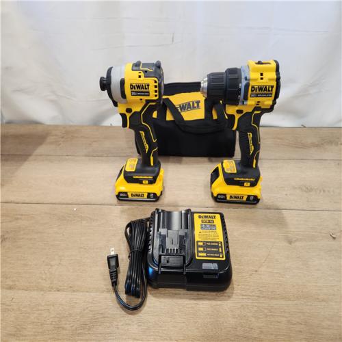 AS-IS- DEWALT ATOMIC 20-Volt MAX Lithium-Ion Cordless (2-Tool) Combo Kit