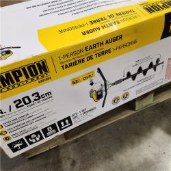 Dallas Location - As-Is  Champion Power Equipment 53cc 4-Cycle Gas Auger