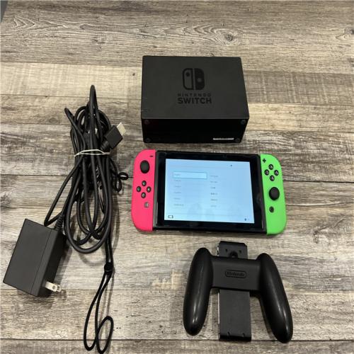 AS-IS Nintendo Switch – OLED Model W\Joy-Con Neon Pink/Neon Green