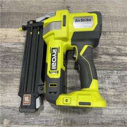 AS-IS RYOBI ONE+ 18V 18-Gauge Cordless AirStrike Brad Nailer (Tool Only)