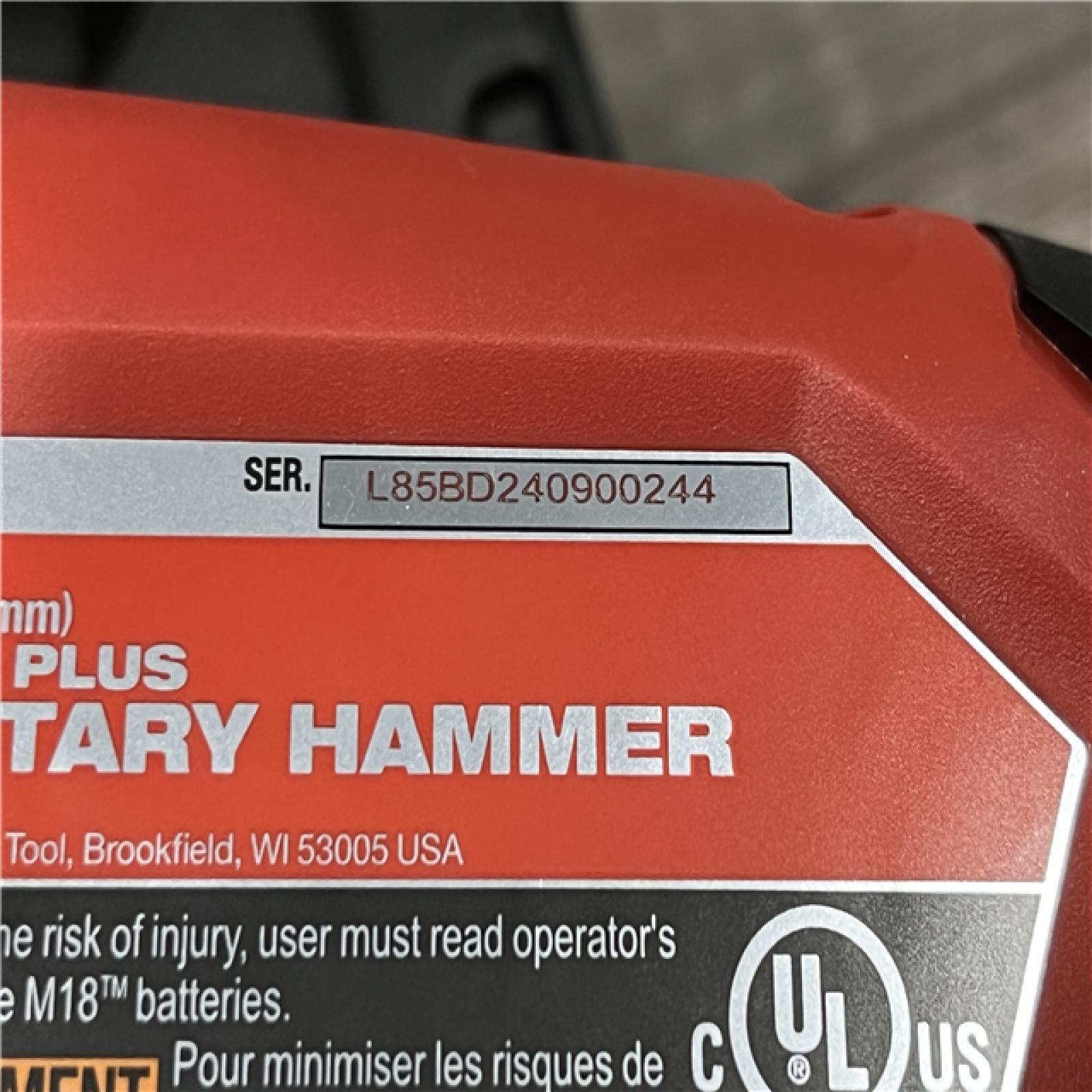 AS-IS Milwaukee FUEL 18V Lithium-Ion Brushless 1 in. Cordless SDS-Plus Rotary Hammer Kit
