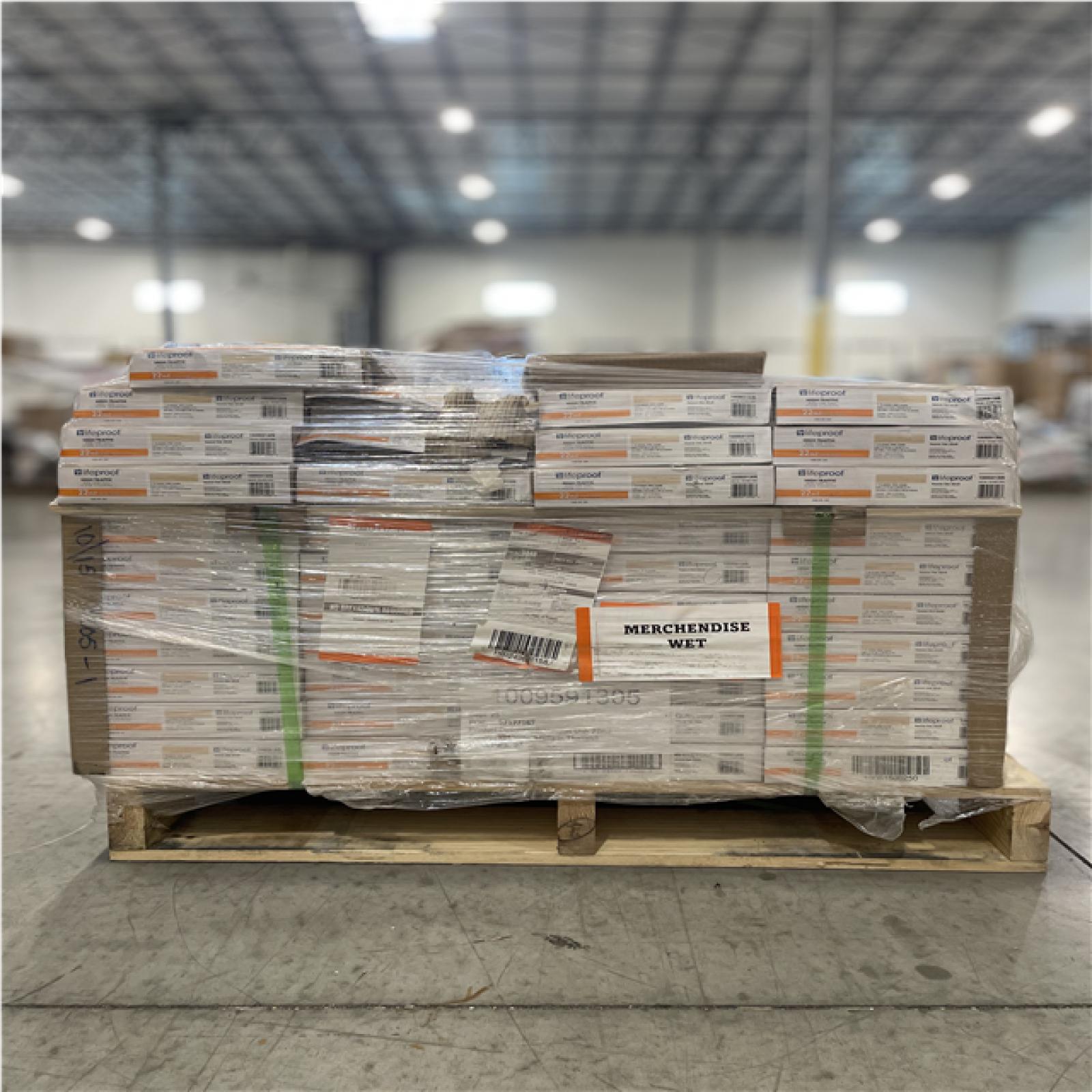 DALLAS LOCATION- AS-IS LIFEPROOF Vesinet Oak 22 mil x 8.7 in. W x 48 in. Flooring(20.1 sq. ft./case)(42 CASES)