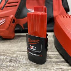 AS-IS Milwaukee 12V Lithium-Ion HACKZALL Cordless Reciprocating Saw Kit