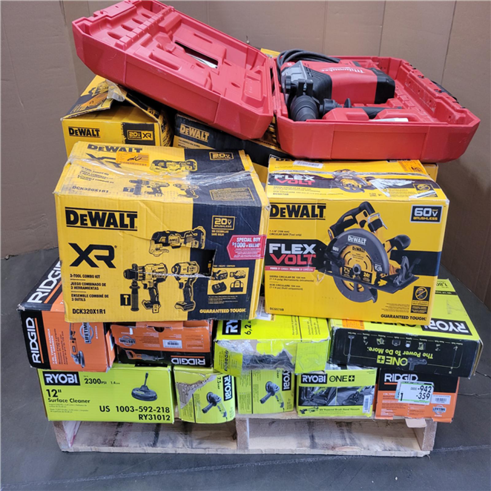 CALIFORNIA AS-IS TOOL PALLET