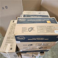 Phoenix Master Flow 7 in. x 25 ft. Insulated Flexible Duct R8 Silver Jacket Pallet (8-Ducts)