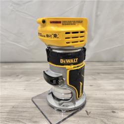 AS-IS Dewalt 20V MAX XR Cordless Compact Router (Tool Only)