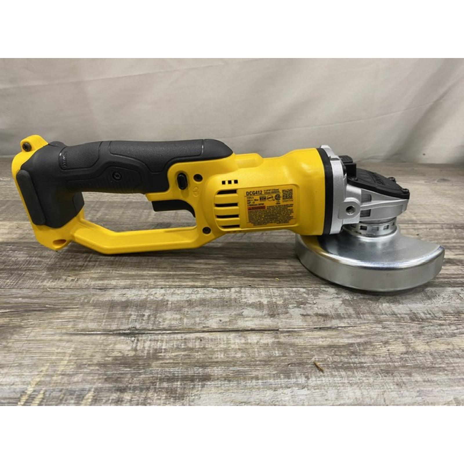 AS-IS DEWALT 20V MAX Cordless 4.5 in. - 5 in. Angle Grinder (Tool Only)