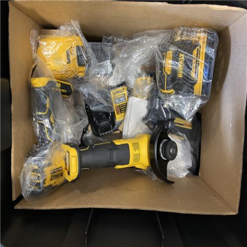 AS-IS - DEWALT 20-Volt MAX ToughSystem Lithium-Ion 4-Tool Cordless Combo Kit