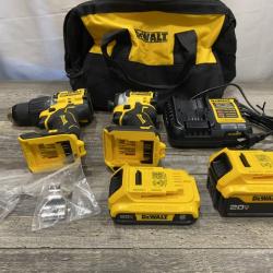 AS-IS DEWALT ATOMIC 20V MAX Lithium-Ion Cordless 2-Tool Combo Kit