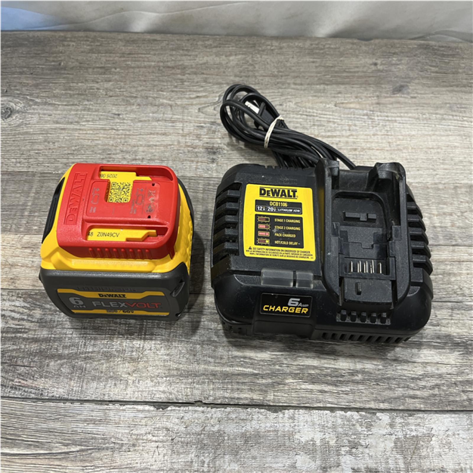 AS-IS DEWALT FLEXVOLT 20V/60V MAX Lithium-Ion 6.0Ah Battery Pack Kit