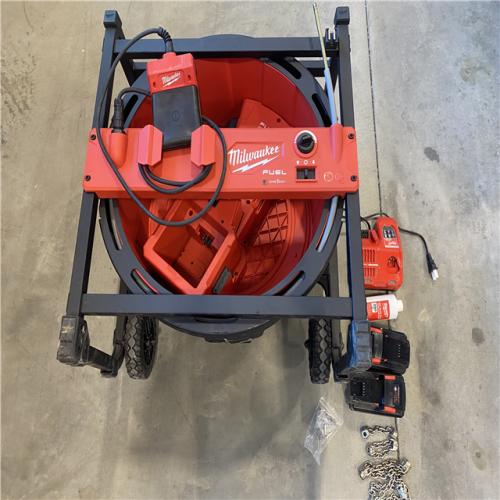 AS-IS Milwaukee High Speed Chain Snake for 1-1/2 -4 Pipes