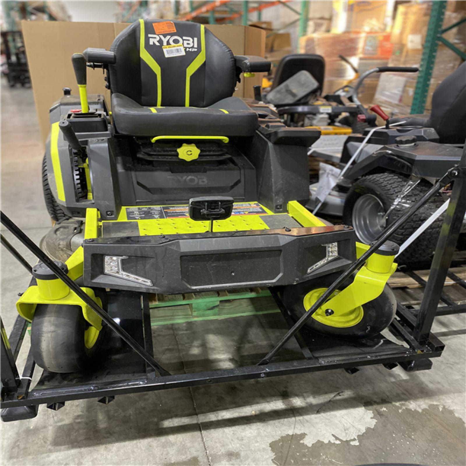 Dallas Location - As-Is RYOBI 80V HP Brushless 42 in. Battery Electric Cordless Zero Turn Riding Mower (2) 80V Batteries and Charger