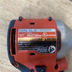 AS-IS Milwaukee  18V Lithium-Ion Brushless Cordless 1/4 in. Compact Impact Driver (Tool Only)