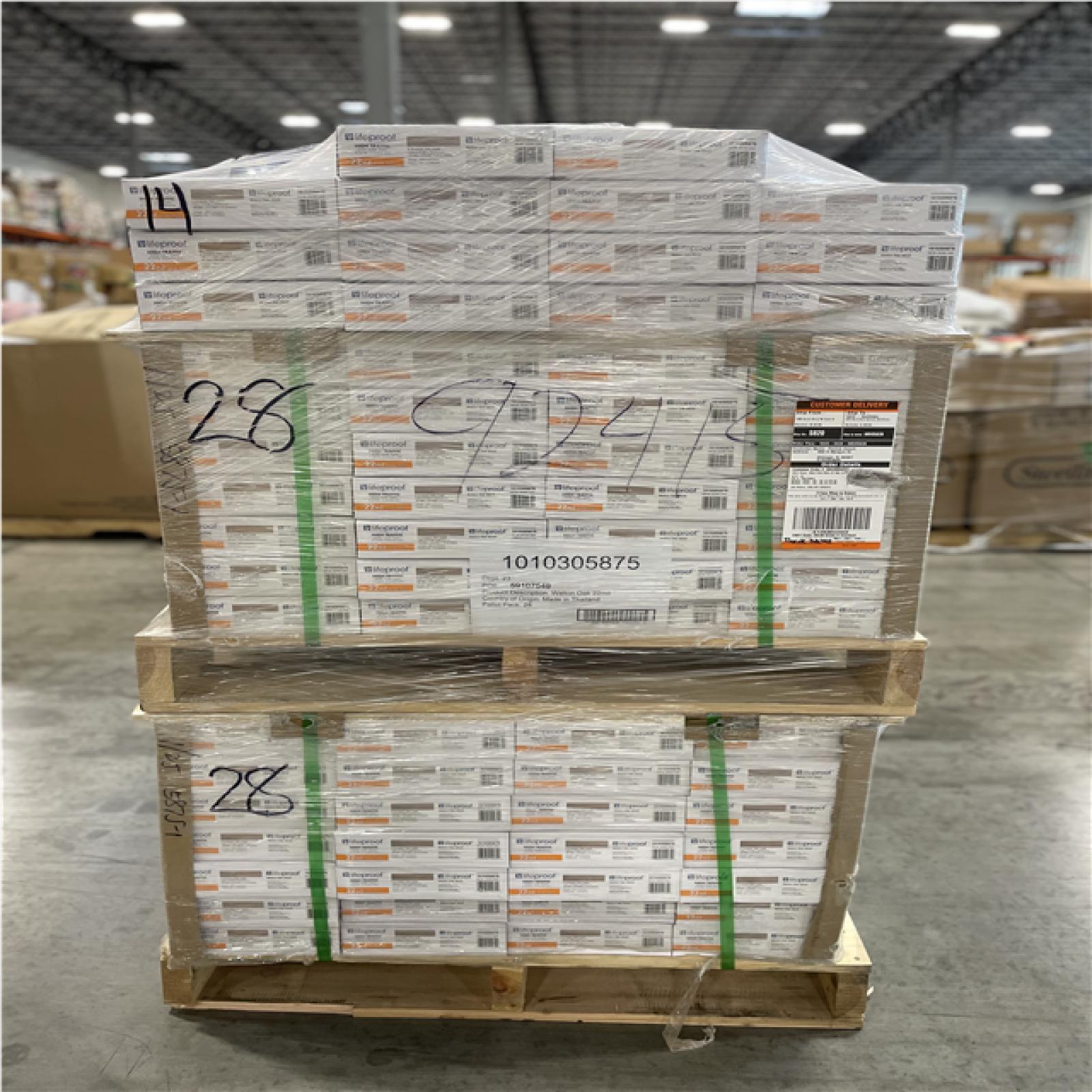 DALLAS LOCATION- LIFEPROOF Walton Oak 22 MIL x 7.1 in. W x 48 in. L Click Lock Waterproof Luxury Flooring (18.7 sqft/Case) (70 UNITS)