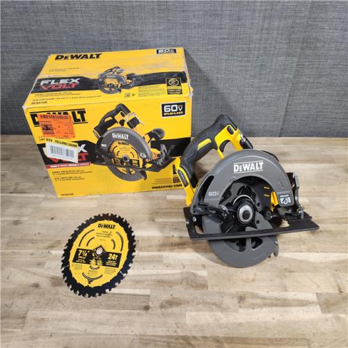 HOUSTON LOCATION - AS-IS DeWALT Flexvolt Max 7-1/4  60V Brushless Circular Saw (Tool Only)