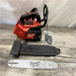 AS-IS Milwaukee FUEL 14 in. 18V Lithium-Ion Brushless Cordless Battery Top Handle Chainsaw (Tool Only)