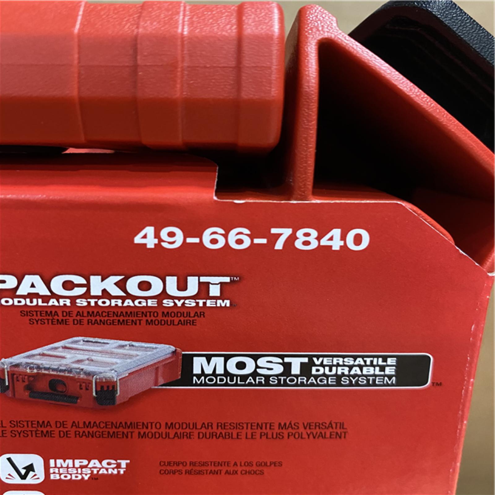 NEW! MILWAUKEE SHOCKWAVE Impact Duty 1 in. Drive Metric and SAE Socket Set with PACKOUT