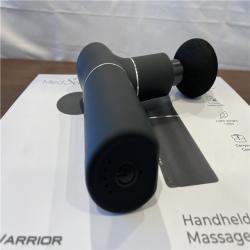 AS-IS Medsense Road Warrior Massage Gun – Deep Tissue Massager with 3 Speed Settings, 4 Attachments, USB-C Fast Charging, App Support, 5-Hour Battery, Aluminum Body, Travel Case