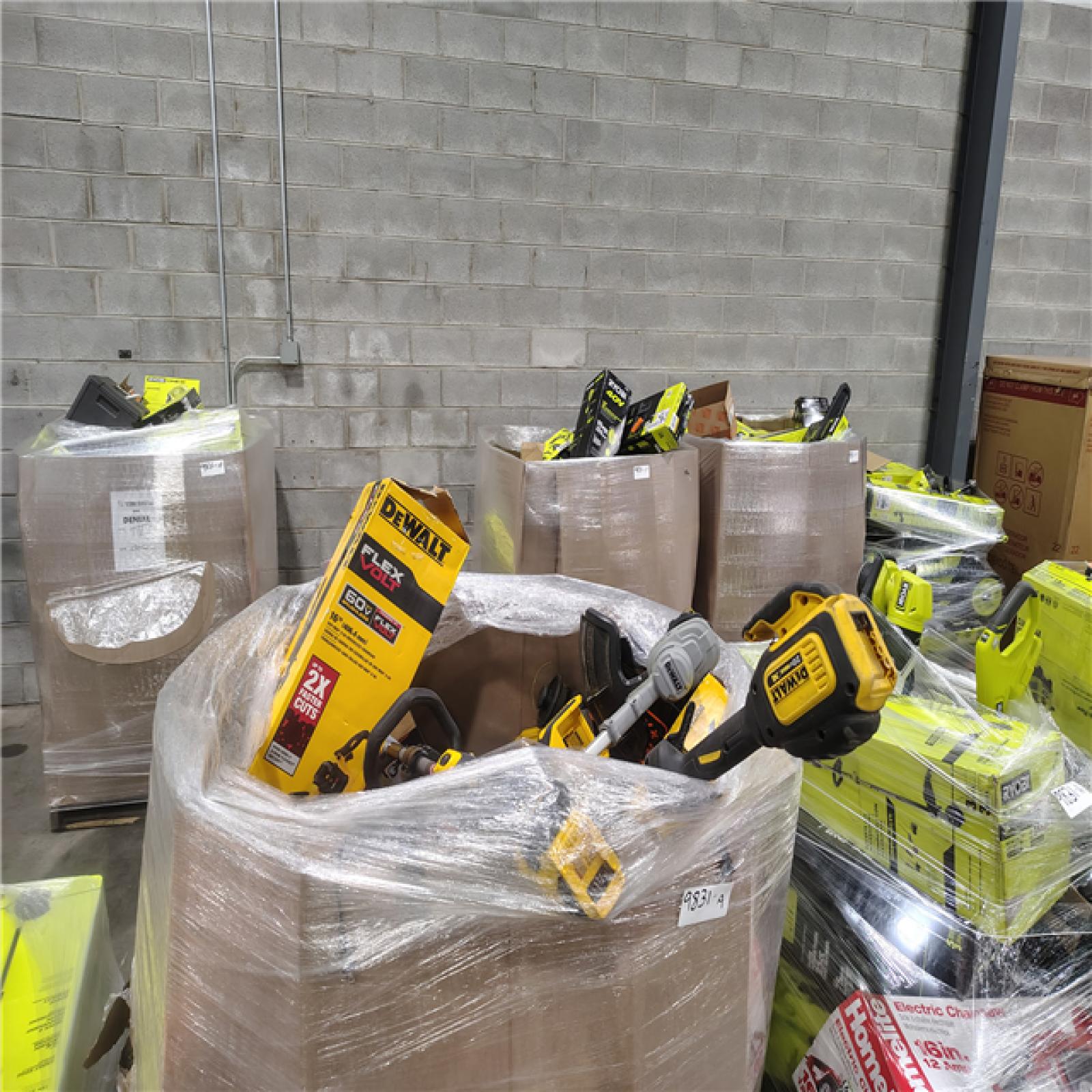 Pittston Location As-Is Power Tools Partial Truckload (14 Pallets) 9831-A