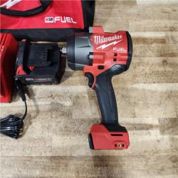 HOUSTON LOCATION - AS - IS Milwaukee FUEL 18V Lithium-Ion Brushless Cordless 1/2 in. Impact Wrench w/Friction Ring Kit