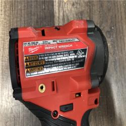 AS-IS Milwaukee  FUEL 12V Lithium-Ion Brushless Cordless Stubby 3/8 in. Impact Wrench (Tool-Only)
