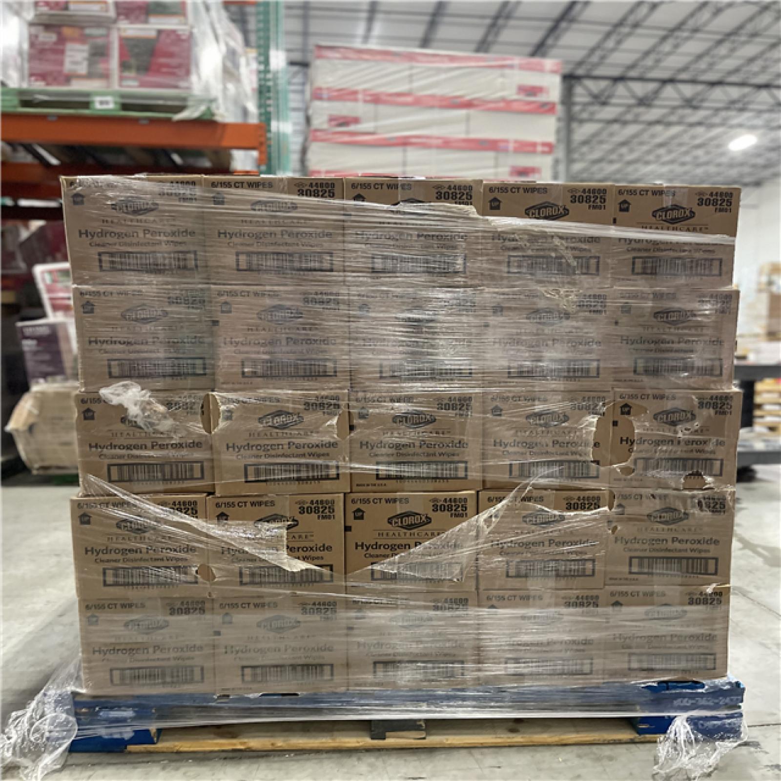 DALLAS LOCATION- NEW! Clorox Healthcare Hydrogen Peroxide Cleaner Disinfectant Wipes PALLET (270 UNITS)