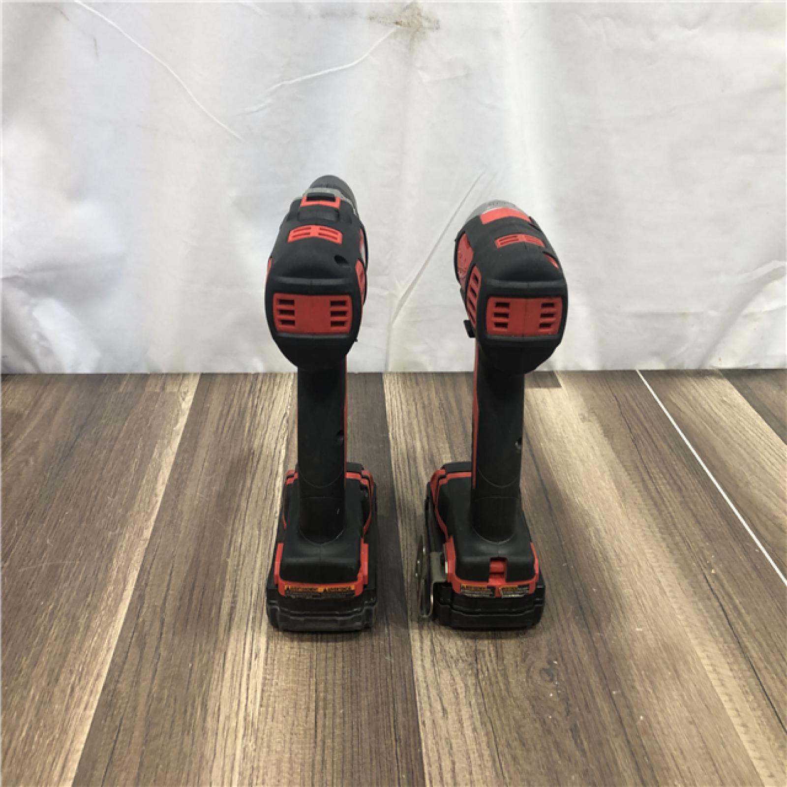 AS-IS Milwaukee 18V Lithium-Ion Cordless Drill Driver/Impact Driver Combo Kit