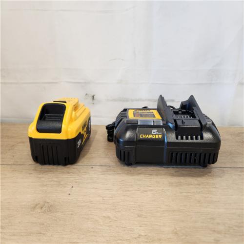 AS-IS- DEWALT 20V MAX Lithium-Ion 6.0 Ah Battery and Charger