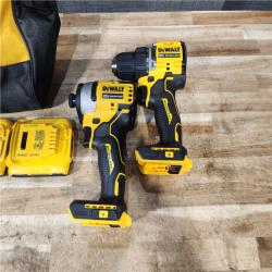 HOUSTON LOCATION - AS - IS DEWALT ATOMIC 20-Volt MAX Lithium-Ion Cordless Combo Kit