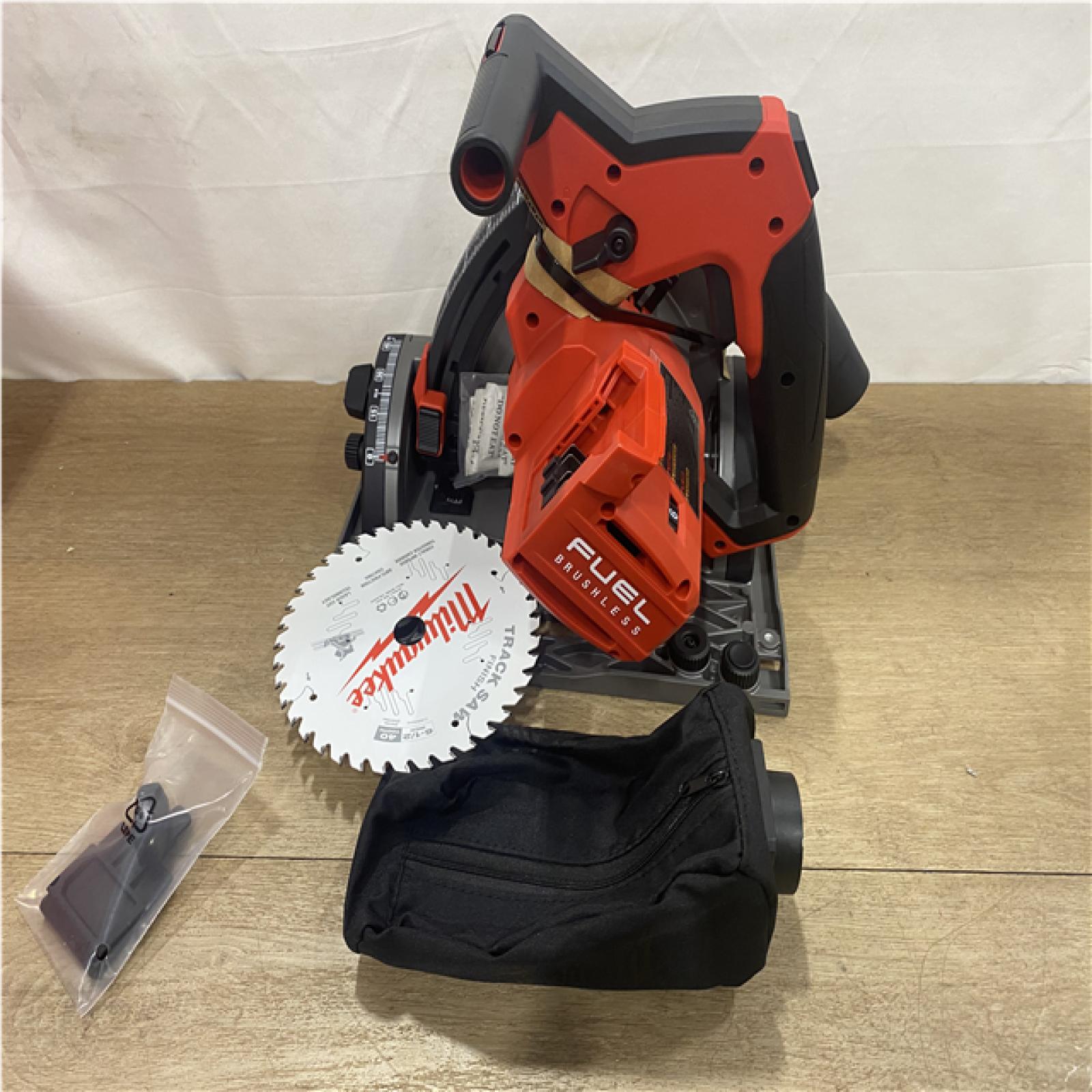 AS-IS Milwaukee FUEL 18V Lithium-Ion Cordless Brushless 6-1/2 in. Plunge Cut Track Saw (Tool-Only)