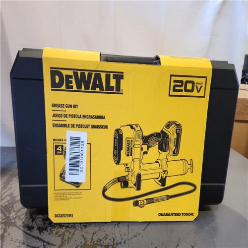 AS-IS- Grease Gun Kit Lithium-ion 20 V MAX DEWALT