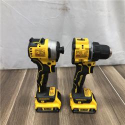 AS-IS DEWALT ATOMIC 20-Volt MAX Lithium-Ion Cordless Combo Kit