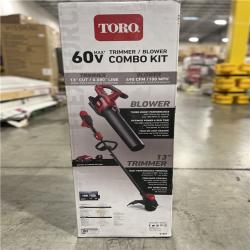 NEW! - Toro 13 in. 60 V Battery Blower/Trimmer Kit (Battery & Charger)