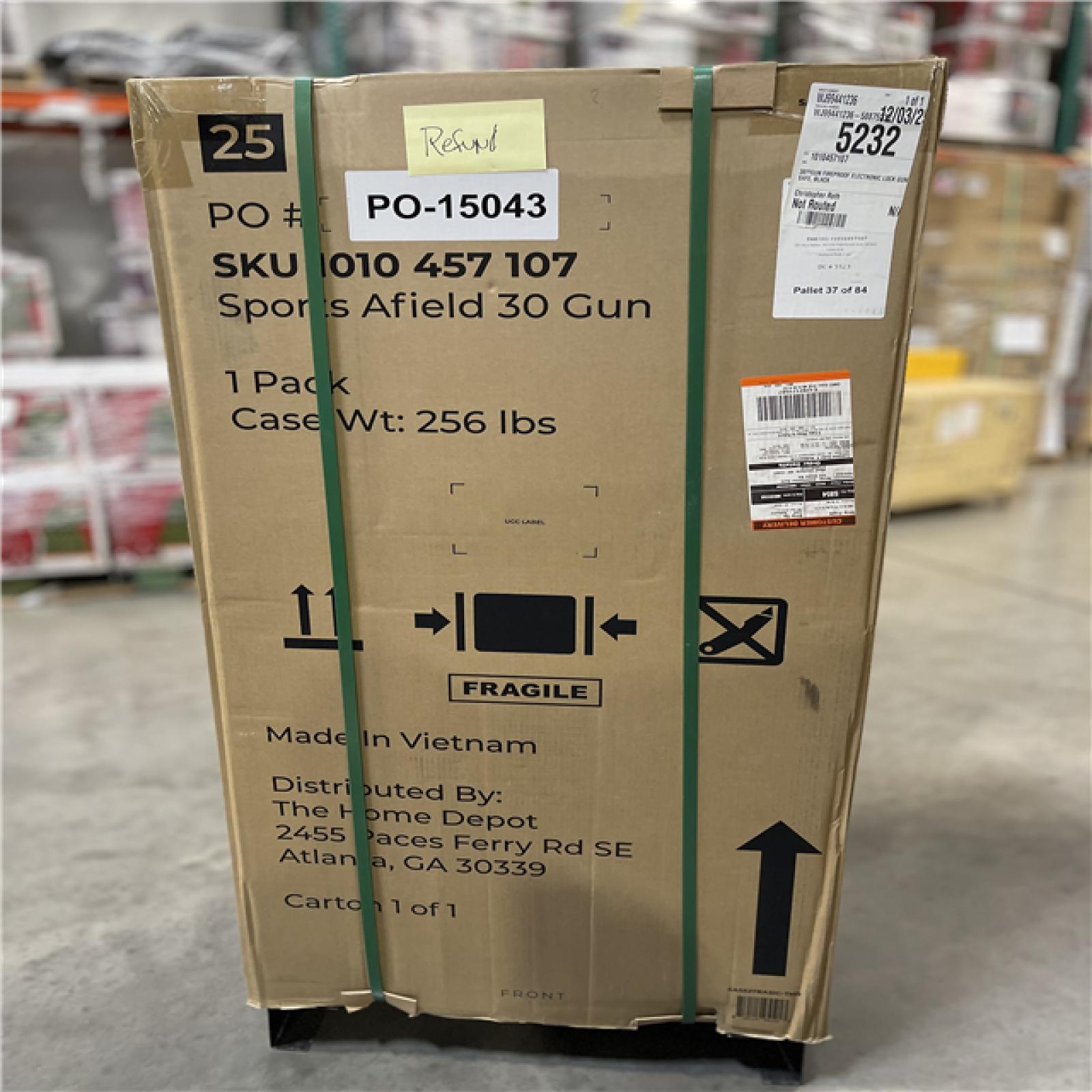 DALLAS LOCATION - Sports Afield 30-Gun Fireproof Electronic Lock Gun Safe  Black