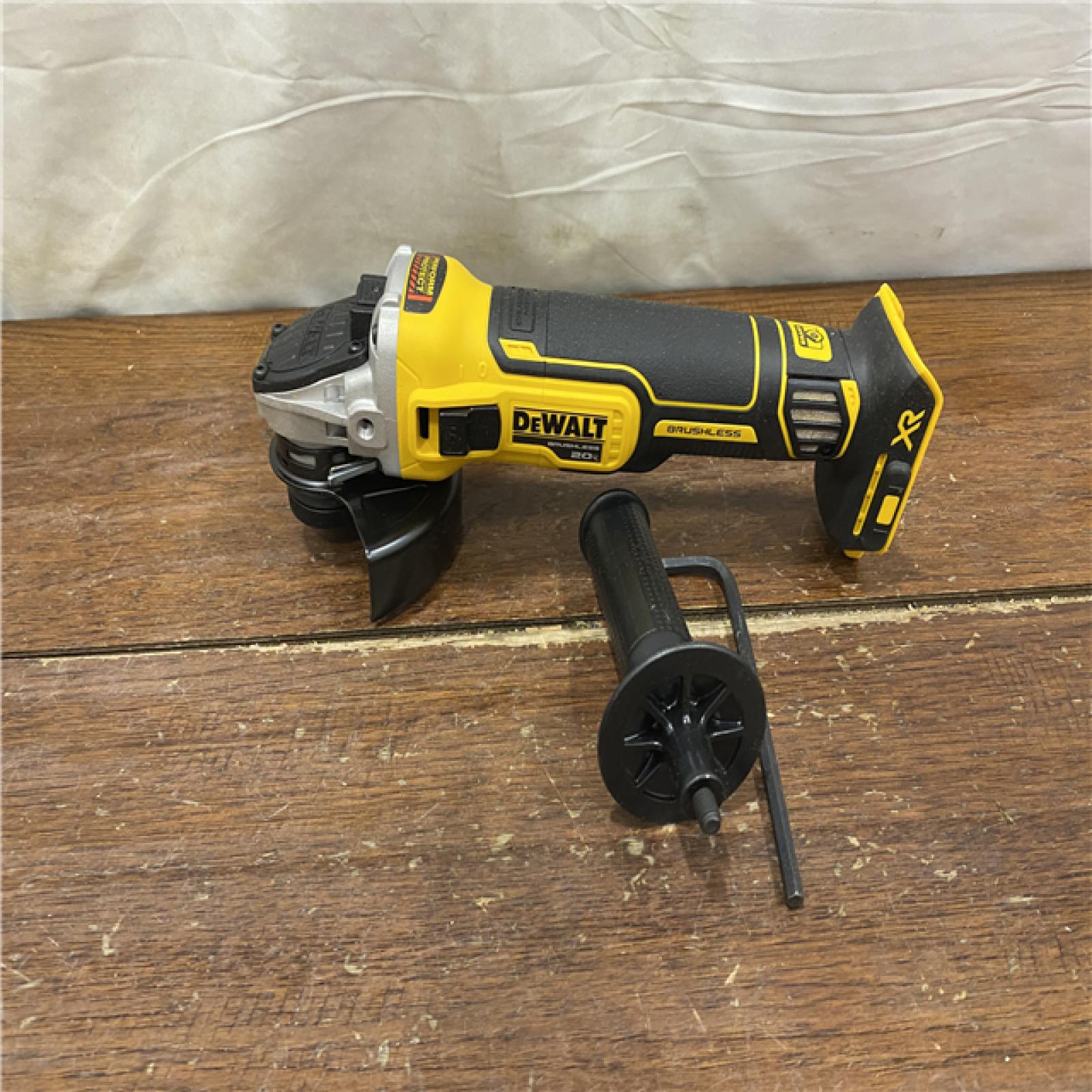 AS-IS DeWalt DCG405B 20V Max XR 4.5-Inch Slide Switch Small Angle Grinder (Tool Only)