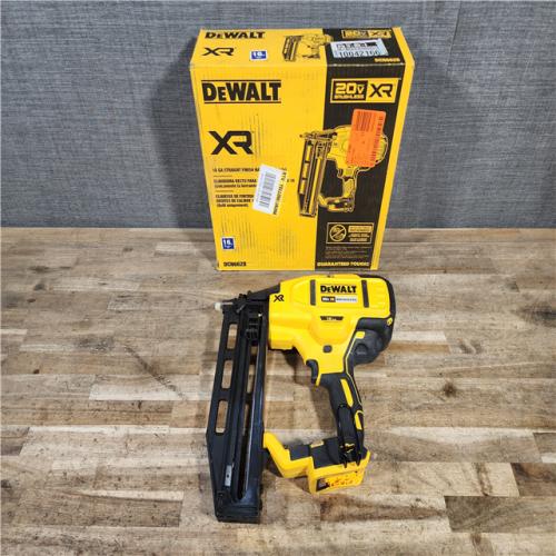 HOUSTON LOCATION - AS-IS DEWALT 20V MAX XR 16-Gauge Lithium-Ion Cordless Finish Nailer (Tool Only)