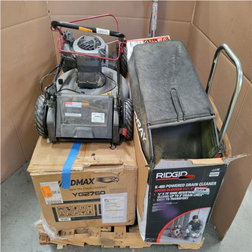 CALIFORNIA AS-IS OUTDOOR POWER EQUIPMENT