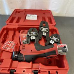 AS-IS - MILWAUKEE 12-Volt Lithium-Ion Force Logic Cordless Press Tool Kit