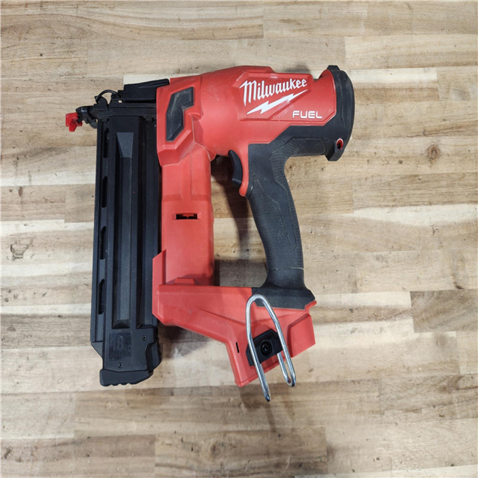 HOUSTON LOCATION - AS-IS Milwaukee  FUEL 18-Volt Lithium-Ion Brushless Cordless Gen II 18-Gauge Brad Nailer (Tool-Only)