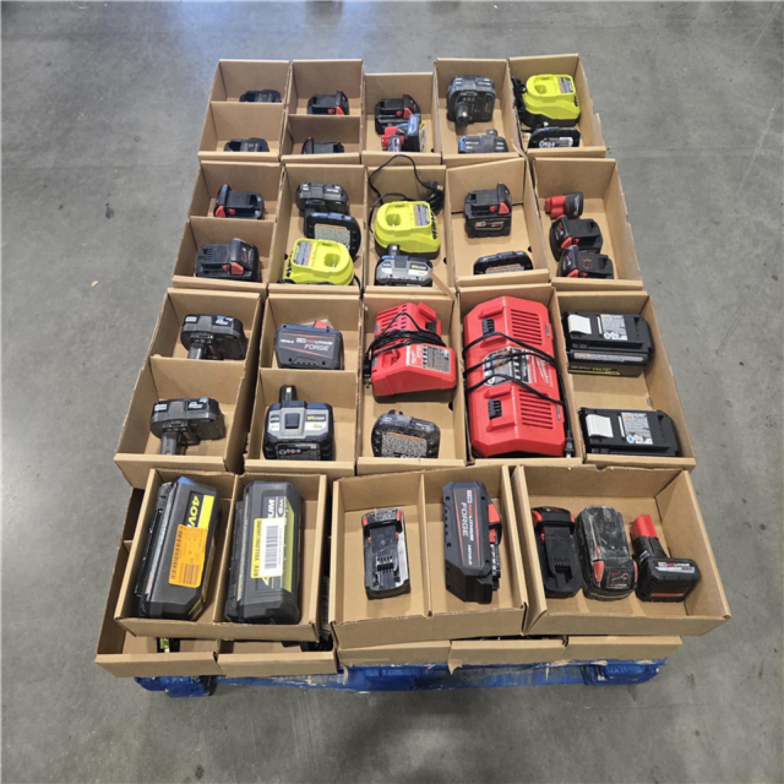 DALLAS LOCATION AS-IS- BATTERY PALLET