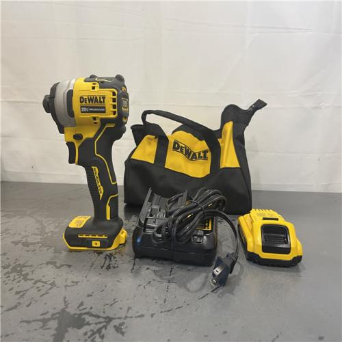 AS-IS- DEWALT Atomic 20V Max Lithium-Ion Brushless Cordless Compact 1/4 in. Impact Driver Kit