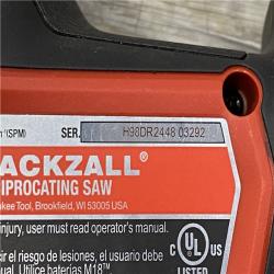 AS-IS Milwaukee FUEL 18V Lithium-Ion Brushless Cordless HACKZALL Reciprocating Saw (Tool-Only)