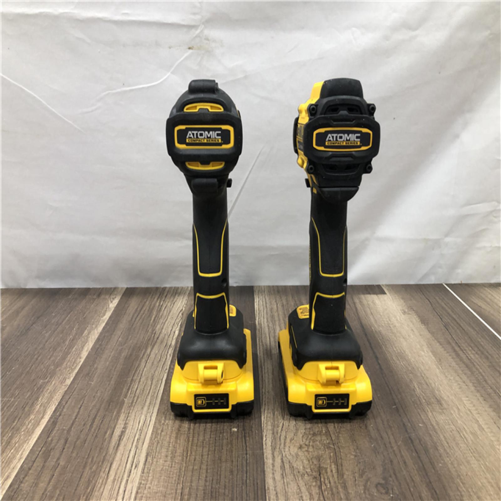 AS-IS DEWALT ATOMIC 20-Volt MAX Lithium-Ion Cordless Combo Kit