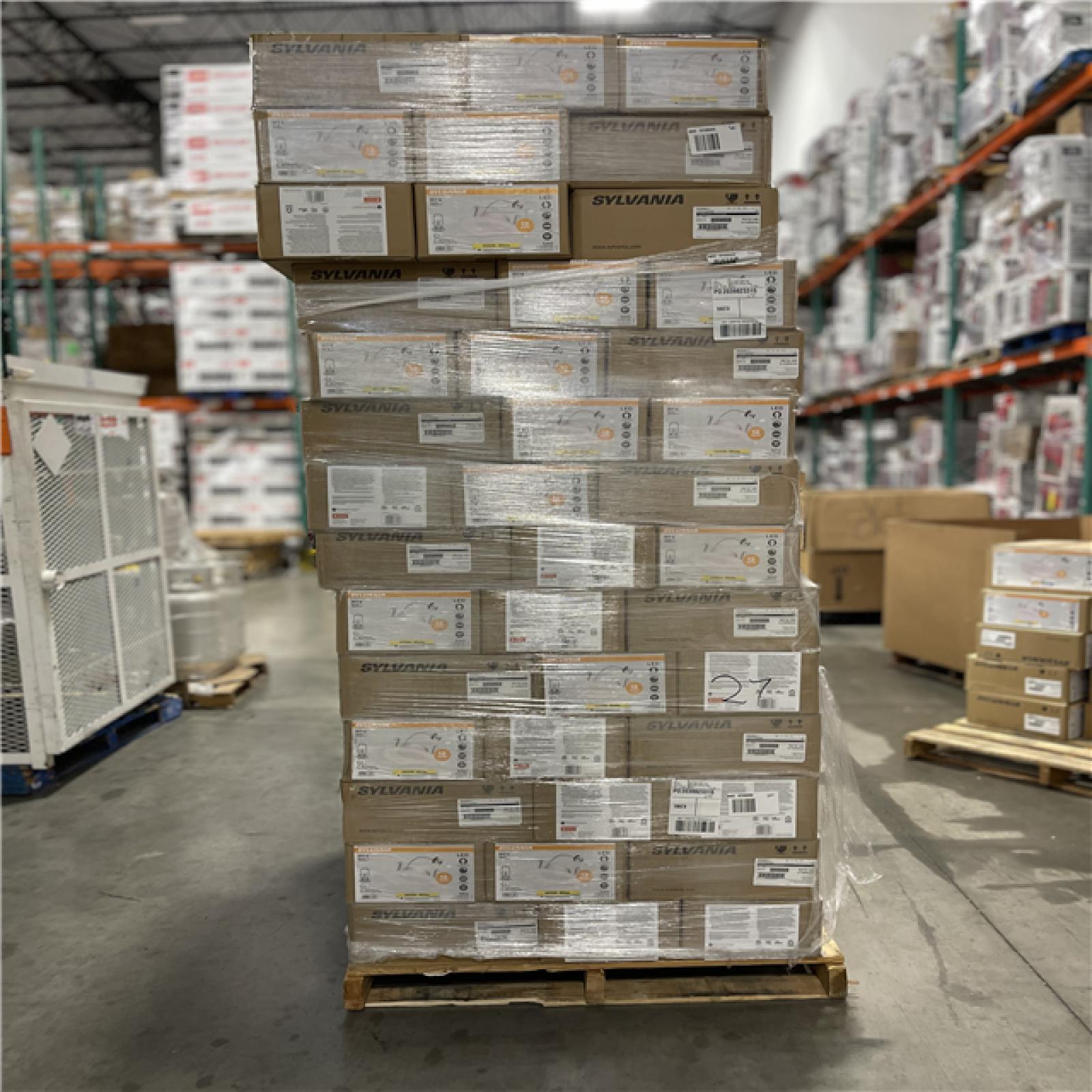 DALLAS LOCATION - Integrated LED 4 in. Retro Fit 3000K 550 Lumen Dimmable Recessed Light White  Wet Rated (12-Pack) PALLE-(140 CASES)