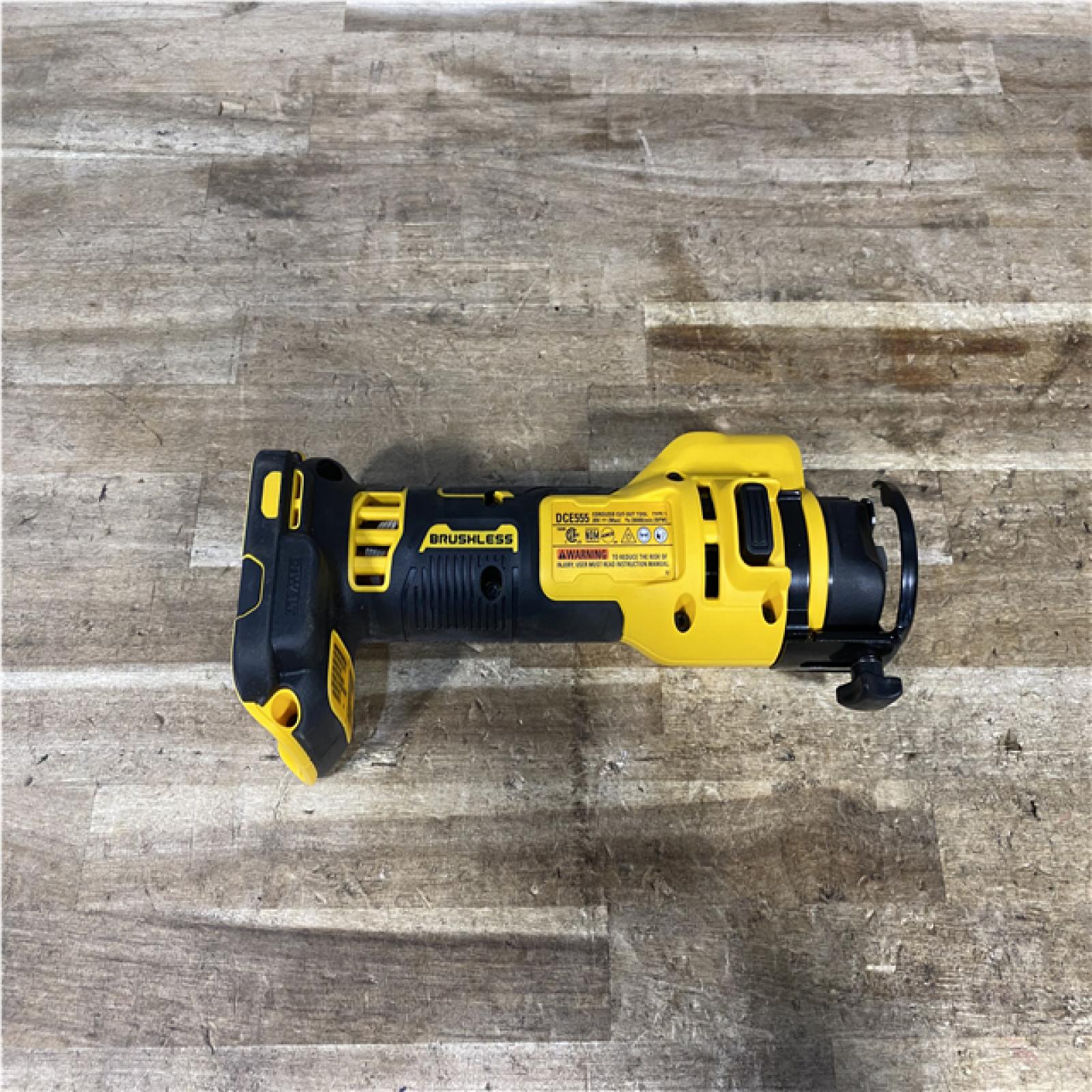 Houston Location AS-IS DeWalt DCE555 18v XR Cordless Brushless Drywall Cutter
