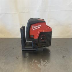 AS-IS- M12 12-Volt Lithium-Ion Cordless Green 125 Ft. Cross Line and Plumb Points Laser Level (Tool-Only)