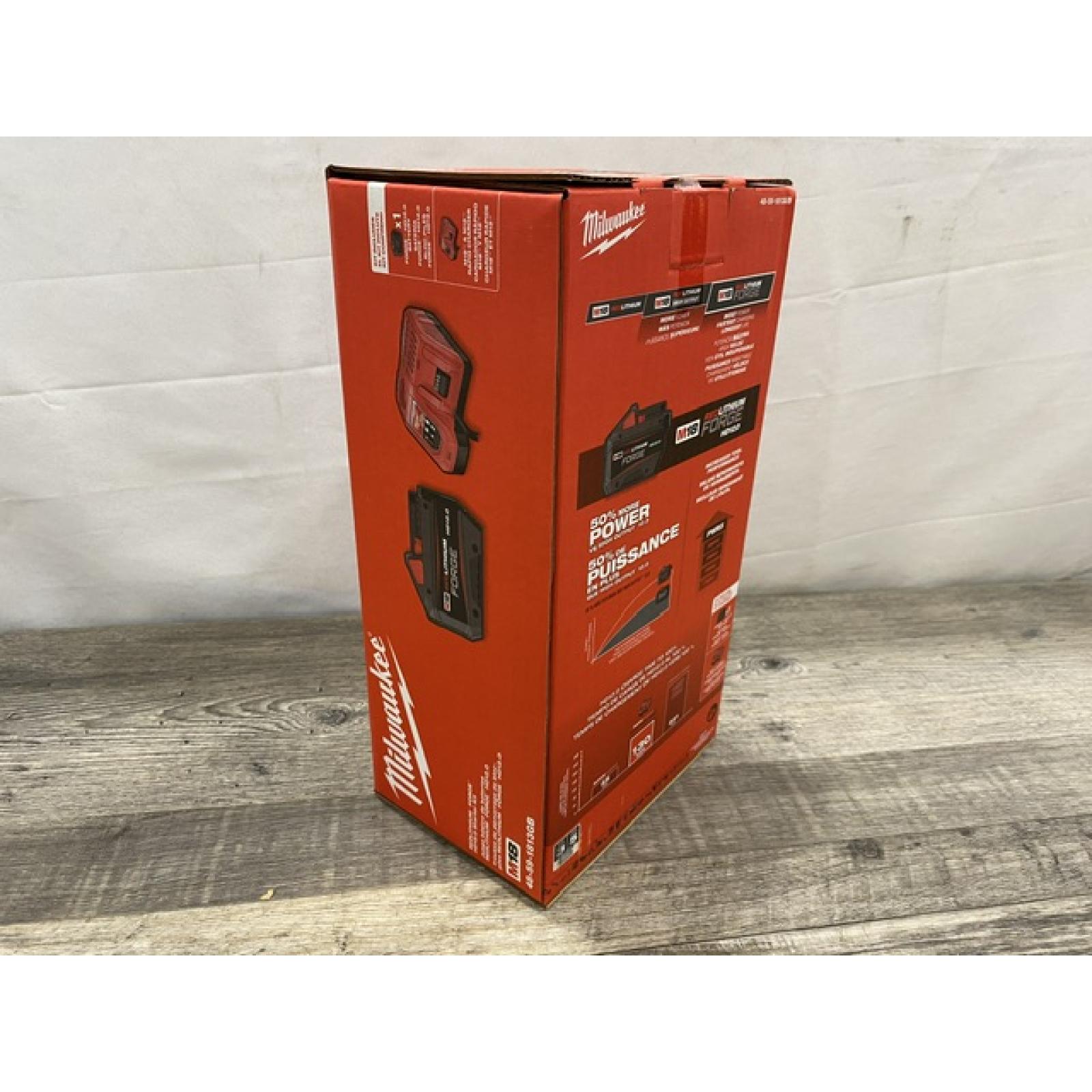 NEW - Milwaukee 18-Volt Lithium-Ion REDLITHIUM FORGE Starter Kit with 12. 0Ah Battery and Charger
